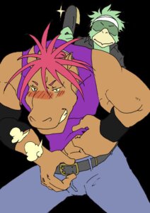 Rating: Questionable Score: 0 Tags: 2012 abs anthro avian beak belt biceps bird black_background blush bottomwear breath brown_body bulge clothed clothing clothing_lift duo e621 equid equine hair horse keisuke_hirama male mammal morenatsu muscular open_clothing open_shirt open_topwear pants pecs pink_hair shirt shirt_lift simple_background smile tank_top teeth topwear undressing unknown_artist yuuki_torii User: bunchy7s