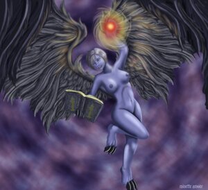 Rating: Explicit Score: 0 Tags: aion_online asmodian blue_skin book breasts female female_only full_body holding_book magic minetteamour nipples nude rule34 solo tagme wings User: bunchy7s