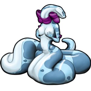 Rating: Questionable Score: 0 Tags: 1:1 anthro apode blue_body breasts draconcopode e621 female legless marie_validus naga non-mammal_breasts nude pharoahqueen purple_eyes reptile ribbons scalie serpentine simple_background snake solo white_background User: bunchy7s