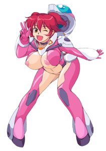 Rating: Explicit Score: 0 Tags: 1girls bodysuit breasts brown_eyes female freckles gundam gundam_00 helmet highres large_breasts muimui muimuimu nena_trinity nipple_slip nipples no_panties open_mouth pregnant red_hair rule34 simple_background smile solo v wink User: bunchy7s