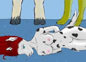 Rating: Explicit Score: 0 Tags: 11:8 ambiguous_gender anthro blue_eyes bodily_fluids bound breasts canid canine canis cloven_hooves crazyserenity cum dalmatian dealia_devilbliss digitigrade domestic_dog e621 female fur genital_fluids genitals group hair hooves long_hair mammal nipples nude red_hair unguligrade vulva User: bunchy7s