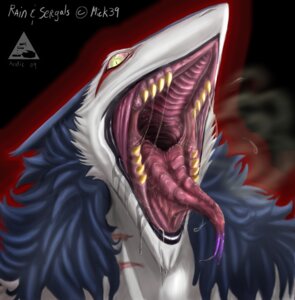 Rating: Questionable Score: 0 Tags: 2009 acidic ambiguous_gender black_background blood_warpaint blue_hair bodily_fluids breath bust_portrait dated e621 eye_markings fangs female_(lore) forked_tongue fur gaping_mouth green_eyes gums hair mammal markings mouth_shot open_mouth palate pink_tongue portrait pupils rain_silves red_background saliva saliva_string scar sergal signature simple_background slit_pupils solo teeth text tongue tongue_out unavailable_at_source white_body white_fur yellow_teeth User: bunchy7s
