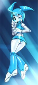 Rating: Safe Score: 0 Tags: 2012 blue_clothing blue_eyes blue_hair blue_panties blue_underwear blush breasts butt clothing e621 female hair humanoid jenny_wakeman looking_back machine maniacpaint my_life_as_a_teenage_robot nickelodeon not_furry open_mouth panties robot robot_humanoid solo underwear User: bunchy7s