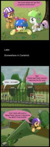 Rating: Safe Score: 0 Tags: 2012 apple_bloom_(mlp) blue_eyes cannibalus cannon comic cutie_mark_crusaders_(mlp) e621 earth_pony english_text equid equine feathered_wings feathers female fence feral friendship_is_magic green_eyes hair hasbro headgear hi_res horn horse mammal multicolored_hair my_little_pony mythological_creature mythological_equine mythology pegasus plant pony purple_eyes purple_hair quadruped ranged_weapon scootaloo_(mlp) sweetie_belle_(mlp) tail text tree two_tone_hair unicorn weapon wings wood young young_feral User: bunchy7s