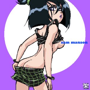 Rating: Explicit Score: 0 Tags: ass breasts danny_phantom female female_only goth human nipples no_bra rule34 sam_manson skirt solo User: bunchy7s