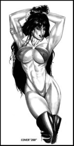 Rating: Questionable Score: 0 Tags: 1girls breasts female greyscale hair monochrome roy_cover rule34 simple_background solo tagme vampirella vampirella_(series) User: bunchy7s
