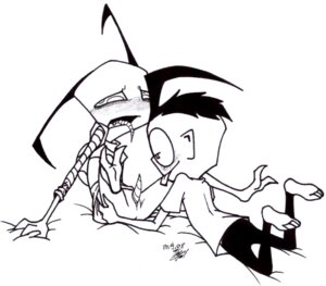 Rating: Explicit Score: 0 Tags: 2008 2boys aged_up alien dib human invader_zim male male_only multiple_males rule34 smooth_skin yaoi zim User: bunchy7s