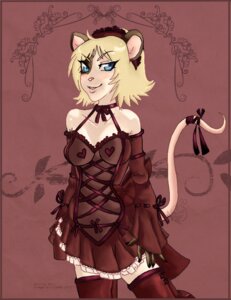 Rating: Questionable Score: 0 Tags: absolute_territory accessory anthro armwear biped blonde_hair brown_theme choker clothed clothing corset_dress detached_sleeves digital_media_(artwork) e621 eye_markings female frilly frilly_accessory frilly_hairband front_view fully_clothed furgonomics hair hair_accessory hairband heart_symbol jewelry lacing legwear mammal markings necklace off_shoulder phuufy portrait ribbons rodent round_ears short_hair solo standing stockings tail tail_accessory tail_ribbon thigh_highs three-quarter_portrait victoriana User: bunchy7s Rating: Questionable Score: 0 Tags: absolute_territory accessory anthro armwear biped blonde_hair brown_theme choker clothed clothing corset_dress detached_sleeves digital_media_(artwork) e621 eye_markings female frilly frilly_accessory frilly_hairband front_view fully_clothed furgonomics hair hair_accessory hairband heart_symbol jewelry lacing legwear mammal markings necklace off_shoulder phuufy portrait ribbons rodent round_ears short_hair solo standing stockings tail tail_accessory tail_ribbon thigh_highs three-quarter_portrait victoriana User: bunchy7s