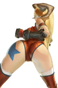Rating: Questionable Score: 0 Tags: 2010 2:3 alien1452 armor armwear bent_over blonde_hair blue_eyes butt clothing dated e621 elbow_gloves female gauntlets gloves hair handwear hi_res horn horned_humanoid humanoid legwear leotard long_hair looking_at_viewer looking_back not_furry rear_view simple_background solo spread_legs spreading star tattoo thigh_highs tight_clothing white_background User: bunchy7s