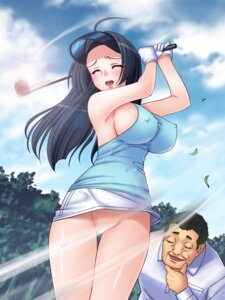 Rating: Explicit Score: 0 Tags: female gloves golf golf_club idolmaster lens_flare miura_azusa no_bra no_panties rule34 tadano_akira visor wind wind_lift User: bunchy7s