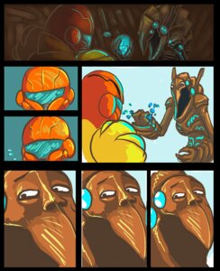 Rating: Safe Score: 0 Tags: avian card_crusher chozo close-up digital_media_(artwork) duo e621 female human humor machine male mammal meme metroid nintendo parody robot robot_anthro rudethefox samus_aran varia_suit User: bunchy7s