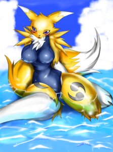 Rating: Questionable Score: 0 Tags: anthro bandai_namco bent_legs big_breasts biped black_sclera breasts canid canine clothing curvy_figure digimon digimon_(species) dipstick_tail e621 female fur knock-kneed legs_in_water looking_at_viewer mammal markings nipple_outline nipples one-piece_swimsuit partially_submerged renamon sakuyako_kyora school_swimsuit sitting sitting_in_water small_waist solo sport_swimsuit sprawled_legs submerged_legs submerged_tail swimwear tail tail_in_water tail_markings thick_thighs water white_body white_fur wide_hips yellow_body yellow_fur User: bunchy7s