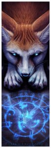 Rating: Safe Score: 0 Tags: 2012 ambiguous_gender bookmark_design border canid canine cedarwolf detailed detailed_fur e621 fennec_fox feral fox fur magic mammal solo true_fox white_border User: bunchy7s