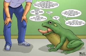 Rating: Explicit Score: 0 Tags: ambiguous_gender ambiguous_pred amphibian carnivore_cafe clothed clothing comic copyright_symbol dialogue digital_media_(artwork) e621 educational english_text female female_prey feral feral_pred frog group human human_prey male male_human mammal nude paws pd_(artist) semi_willing_vore symbol text vore what what_has_science_done willing_prey User: bunchy7s