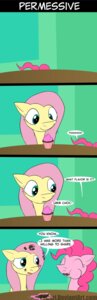 Rating: Safe Score: 0 Tags: 2014 absurd_res annoyed candy chocolate comic cupcake dessert dialogue duo e621 earth_pony eating english_text equid equine eyes_closed female feral fluttershy_(mlp) food friendship_is_magic furniture hair hasbro hi_res horse loceri mammal my_little_pony pink_hair pinkie_pie_(mlp) pony table teal_eyes text User: bunchy7s