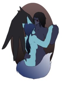 Rating: Questionable Score: 0 Tags: anthro avian bird breasts canid canine corvid corvus_(genus) crow duo e621 elisiami_fox eyes_closed feathered_wings feathers female fleufy fox hair male mammal nude oscine passerine red_eyes side_boob stephanos_crow wings User: bunchy7s