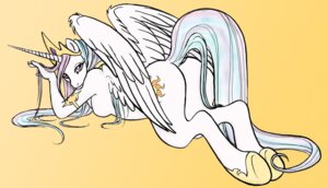 Rating: Questionable Score: 0 Tags: anthro anthrofied autumn_sunrise biped butt crown e621 equid equine feathered_wings feathers female friendship_is_magic hair hasbro headgear horn lying mammal multicolored_hair my_little_pony mythological_creature mythological_equine mythology nude on_front pink_eyes princess princess_celestia_(mlp) rainbow_hair royalty solo tail white_body white_feathers winged_unicorn wings User: bunchy7s