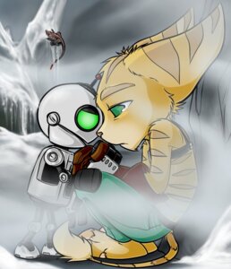 Rating: Safe Score: 0 Tags: anthro barefoot chitterbox clank_(ratchet_and_clank) clothed clothing digital_media_(artwork) duo_focus e621 feet fog fur gloves green_eyes group handwear hi_res ice lombax machine male mammal ratchet_(ratchet_and_clank) ratchet_and_clank right_in_the_feels robot sad side_view sony_corporation sony_interactive_entertainment standing tail tail_tuft topless tuft yellow_body yellow_fur User: bunchy7s