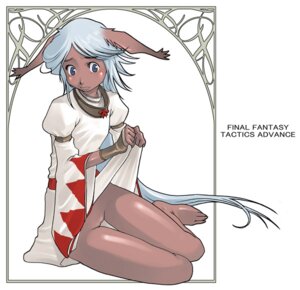 Rating: Explicit Score: 0 Tags: animal_ears barefoot blue_eyes blush bunny_ears dark-skinned_female dark_skin dress dress_lift female female_only final_fantasy final_fantasy_tactics_advance g-room_honten humanoid long_hair no_panties rule34 silver_hair solo viera white_mage User: bunchy7s