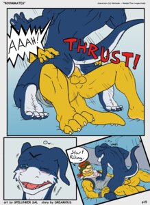 Rating: Explicit Score: 0 Tags: anal anthro anus bandai blush bowser_koopa_junior_(roommates) comic couple digimon dreamous_(writer) duo feet flamedramon furry furry_only gay giancarlo_rosato hi_res horn humanoid_genitalia humanoid_penis koopa male male/male male_only mario_(series) muscles nintendo nude open_mouth paws penis raised_tail roommates_(comic) rule34 scalie sex simple_background spelunker_sal straight_hair tail yaoi User: bunchy7s