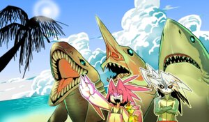 Rating: Safe Score: 0 Tags: anthro aquatic beach bikini blue_eyes bottomwear clothed clothing cloud crossed_arms detailed_background e621 female feral fish gesture goblin_shark great_white_shark group hair inflatable mackerel_shark male mitsukurinid open_mouth orange_eyes outside palm_tree pink_hair plant pool_toy salute sand seaside shark sharp_teeth shorts skimpy sky standing sun swim_ring swimwear teeth tree two-piece_swimsuit water white_hair white_shark yeeeebis User: bunchy7s