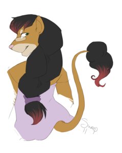 Rating: Safe Score: 0 Tags: 2011 anthro black_hair brown_body brown_fur clothed clothing e621 eyewear felid female fur glasses green_eyes hair kale_(kipper0308) kipper0308 lion looking_at_viewer looking_back mammal multicolored_hair pantherine pince-nez pink_nose red_hair simple_background solo sweepshire tail tail_tuft tuft two_tone_hair white_background User: bunchy7s