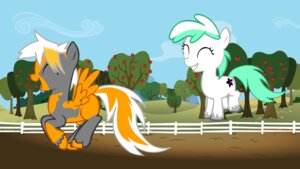 Rating: Safe Score: 0 Tags: apple cutie_mark duo e621 equid equine eyes_closed fan_character feathered_wings feathers female feral food foxgopher foxgopher_(character) fruit hair hasbro hooves mammal multicolored_hair my_little_pony mythological_creature mythological_equine mythology pegasus plant quadruped tail two_tone_hair wings User: bunchy7s