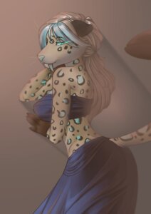 Rating: Safe Score: 0 Tags: anthro blue_eyes blue_markings blue_nose brown_body brown_fur domestic_cat e621 fangs felid feline felis female fionafortunecookie fur glowing glowing_eyes highlights_(coloring) mammal markings pinup pose prehistoric_species saber-toothed_tiger serra silk solo spots tail teal_highlights teeth User: bunchy7s