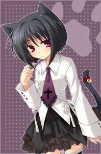 Rating: Questionable Score: 0 Tags: animal_humanoid black_hair cat_humanoid clothing e621 felid felid_humanoid feline feline_humanoid female hair hi_res humanoid izumi_makoto mammal mammal_humanoid red_eyes school_uniform solo tail uniform User: bunchy7s