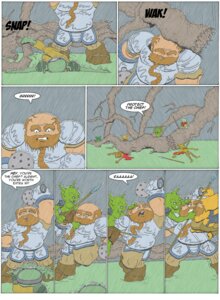 Rating: Explicit Score: 0 Tags: armor beard blood bodily_fluids comic dialogue dwarf e621 ear_piercing english_text eye_patch eyewear facial_hair goblin goblins gore group headgear hi_res humanoid killing male open_mouth outside piercing text thunt weapon User: bunchy7s