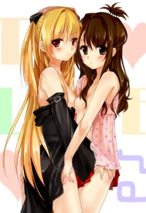Rating: Explicit Score: 0 Tags: blush breasts clothing female konjiki_no_yami kusukoni_melco nipples panties rule34 small_breasts tagme to_love-ru yuri yuuki_mikan User: bunchy7s