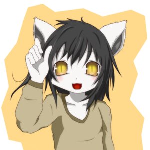 Rating: Safe Score: 0 Tags: 1:1 57imitation68 anthro black_hair domestic_cat e621 fangs felid feline felis female fur hair mammal solo teeth white_body white_fur yellow_eyes User: bunchy7s