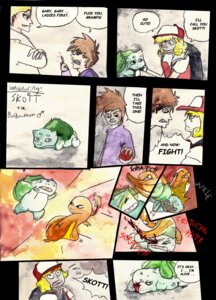 Rating: Questionable Score: 0 Tags: blonde_hair blood bodily_fluids bulbasaur charmander comic dialogue e621 english_text female feral gary_oak generation_1_pokemon green_body green_skin hair male nintendo orange_body orange_skin pokemon pokemon_(species) profanity qlock text young User: bunchy7s
