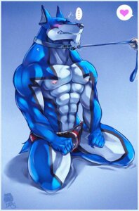 Rating: Explicit Score: 0 Tags: abs anthro beaugilliam biceps big_muscles blue_body blue_fur blush bulge canid canine canis clothed clothing collar detailed_bulge doggie_kruger domestic_dog e621 erection erection_under_clothing eyes_closed fur genital_outline heart_symbol hi_res leash male mammal markings muscular muscular_anthro muscular_male pecs penis_outline power_rangers secretly_loves_it simple_background skimpy solo speedo swimwear tenting topless User: bunchy7s