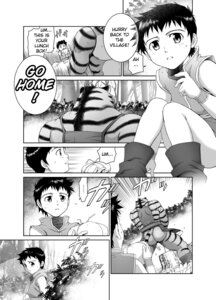 Rating: Questionable Score: 0 Tags: anthro beastmen_forest biceps big_muscles butt child comic dialogue duo e621 english_text felid greyscale hi_res human male mammal monochrome muscular muscular_male neyukidou pantherine standing tail text tiger young User: bunchy7s
