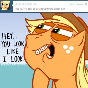 Rating: Safe Score: 0 Tags: 1:1 applejack_(mlp) ask_blog ask_jappleack asking blonde_hair clothing cowboy_hat dialogue e621 earth_pony english_text equid equine featureless_hands female feral freckles friendship_is_magic green_eyes hair hasbro hat headgear headwear horse hotdiggedydemon long_hair mammal my_little_pony open_mouth pony solo text toony tumblr user_message username User: bunchy7s