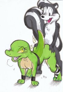 Rating: Explicit Score: 0 Tags: 2011 all_fours alligator alligatorid anthro barefoot bodily_fluids breasts clothing crocodile crocodilian cum cum_inside daigaijin doggystyle duo e621 feet female female_penetrated footwear from_behind_position genital_fluids green_body green_scales interspecies kellie_gator looney_tunes male male/female male_penetrating male_penetrating_female mammal mephitid multicolored_body multicolored_scales naturally_unclothed nipples nude nude_anthro nude_male painting_(artwork) penetration pepe_le_pew reptile scales scalie sex simple_background skunk socks stirrup_socks striped_skunk tail traditional_media_(artwork) traditional_painting_(artwork) traditional_watercolor_(artwork) two_tone_body two_tone_scales vaginal warner_brothers watercolor_(artwork) white_background yellow_body yellow_scales User: bunchy7s