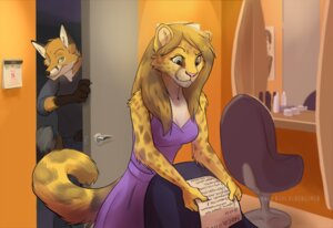 Rating: Safe Score: 0 Tags: anthro black_nose blue_eyes calendar canid canine cheetah clothed clothing dress duo e621 felid feline female fluffy fluffy_tail fox green_eyes grin hair happy koul long_hair male mammal purple_clothing purple_dress russian_text smile stalker tail text translated User: bunchy7s