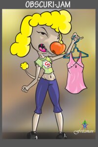 Rating: Safe Score: 0 Tags: 2:3 angry anthro blonde_hair breasts canid canine canis catdog_(series) clothed clothing domestic_dog e621 female hair heart_symbol mammal midriff navel nickelodeon poodle shriek_dubois solo standing taichao tail uvula User: bunchy7s