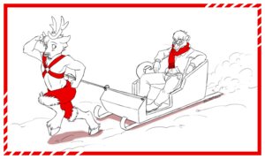 Rating: Safe Score: 0 Tags: 5:3 anthro antlers blush bomber_jacket border bottomwear christmas clothing conditional_dnp deer denim denim_bottomwear denim_clothing domestic_ferret duo e621 ears_back eyewear glasses harness holidays hooves horn jacket jeans male mammal monochrome mustelid musteline new_world_deer outside pants pivoted_ears reindeer running scarf sefeiren shorts simple_background sitting sketch sleigh snow tail topwear true_musteline weasel white_background white_border winter User: bunchy7s