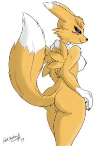 Rating: Questionable Score: 0 Tags: 2013 anthro bandai_namco biped black_nose black_sclera blue_eyes breasts butt canid canine claws darkshadow777 digimon digimon_(species) e621 facial_markings female fluffy fluffy_tail fur head_markings looking_at_viewer looking_back mammal markings nipples nude renamon side_boob simple_background solo standing tail third-party_edit white_background white_body white_fur yellow_body yellow_fur User: bunchy7s Rating: Questionable Score: 0 Tags: 2013 anthro bandai_namco biped black_nose black_sclera blue_eyes breasts butt canid canine claws darkshadow777 digimon digimon_(species) e621 facial_markings female fluffy fluffy_tail fur head_markings looking_at_viewer looking_back mammal markings nipples nude renamon side_boob simple_background solo standing tail third-party_edit white_background white_body white_fur yellow_body yellow_fur User: bunchy7s