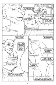 Rating: Safe Score: 0 Tags: anthro black_and_white bussaca canid canine cast clothed clothing comic dialogue duo e621 english_text fur hi_res male mammal mink monochrome mustelid musteline tail text true_musteline User: bunchy7s