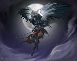 Rating: Safe Score: 0 Tags: 2011 anthro armor cloud detailed detailed_background e621 equid equine feathered_wings feathers female flying friendship_is_magic glowing glowing_eyes grey_hair hair hasbro headgear helmet holding_object holding_weapon horn horned_helmet horse mammal melee_weapon moon my_little_pony nightmare_moon_(mlp) pony signature sky solo sword toony unknown_artist weapon wings User: bunchy7s