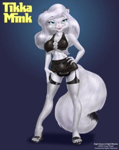 Rating: Explicit Score: 0 Tags: 2002 anthro balls_outline biped blue_eyes bottomwear breasts bulge clothed clothing detailed_bulge doug_winger e621 english_text fishnet_clothing garter_straps genital_outline gynomorph intersex legwear looking_at_viewer mammal miniskirt mink mustelid musteline nipple_outline nipples simple_background skimpy skirt solo standing stockings tail text tikka_mink true_musteline User: bunchy7s