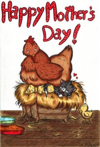 Rating: Safe Score: 0 Tags: 2009 avian beak bird bowl chicken container domestic_cat e621 feathers felid feline felis female feral galliform group hay heart_symbol holidays mammal marinaneira mother's_day mother_(lore) nest parent_(lore) pet_bowl phasianid toony traditional_media_(artwork) User: bunchy7s