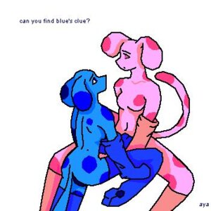 Rating: Questionable Score: 0 Tags: 1:1 anthro anthrofied blue's_clues blue_(blue's_clues) blue_body blue_fur breasts butt canid canine canis clothing dialogue domestic_dog duo e621 english_text eye_contact featureless_breasts female female/female fur innuendo legwear looking_at_another low_res magenta_(blue's_clues) mammal navel nickelodeon nude purple_body purple_fur rear_view side_boob simple_background spots tail text thigh_highs unknown_artist white_background User: bunchy7s