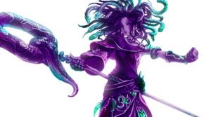 Rating: Safe Score: 0 Tags: clothed clothing deity dress e621 european_mythology female gorgon greek_mythology haru-rururu humanoid kid_icarus kid_icarus_uprising kiyoharu_(stella) living_hair medusa medusa_(kid_icarus) mythology nintendo pseudo_hair purple_theme reptile scalie simple_background snake snake_hair solo staff white_background User: bunchy7s