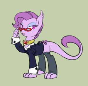 Rating: Safe Score: 0 Tags: 2013 asian_mythology carniscorner chinese_mythology clothed clothing dragon e621 earth_pony east_asian_mythology equid equine eyeshadow eyewear fan_character female fire_ruby fur glasses green_background hair hasbro horse hybrid kirin lavender_(mlp) legwear looking_at_viewer makeup mammal my_little_pony mythological_creature mythological_scalie mythology pony pupils purple_body purple_eyes purple_fur purple_hair scalie shirt simple_background slit_pupils solo stockings tail topwear User: bunchy7s