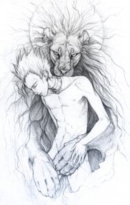Rating: Explicit Score: 0 Tags: 2009 archer_gilgamesh duo e621 fate_(series) felid greyscale hibbary human interspecies lion looking_at_viewer looking_down male mammal mane monochrome nude pantherine romantic romantic_couple size_difference type-moon User: bunchy7s