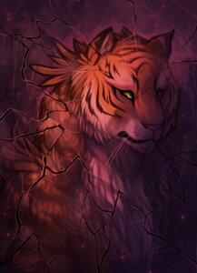 Rating: Safe Score: 0 Tags: 2010 ambiguous_gender centradragon cracked e621 felid green_eyes looking_at_viewer mammal pantherine portrait solo tiger User: bunchy7s